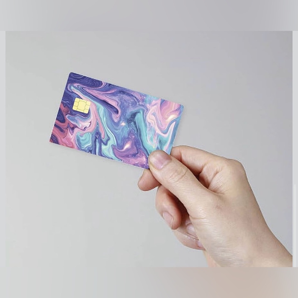 💜 4PCS Card Skins - Credit Card Stickers